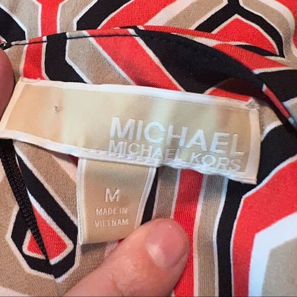Michael, Michael kors patterned long sleeve dress.‎ - Picture 4 of 11